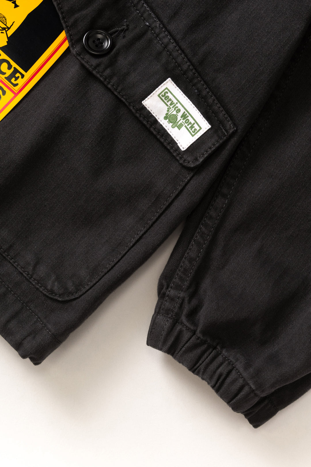 Pigment Herringbone Smock 2.0 - Black