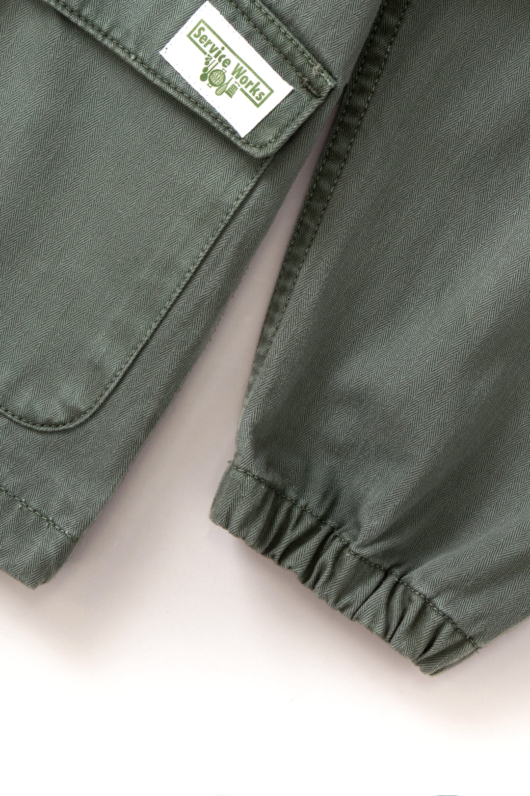 Pigment Herringbone Smock 2.0 - Olive