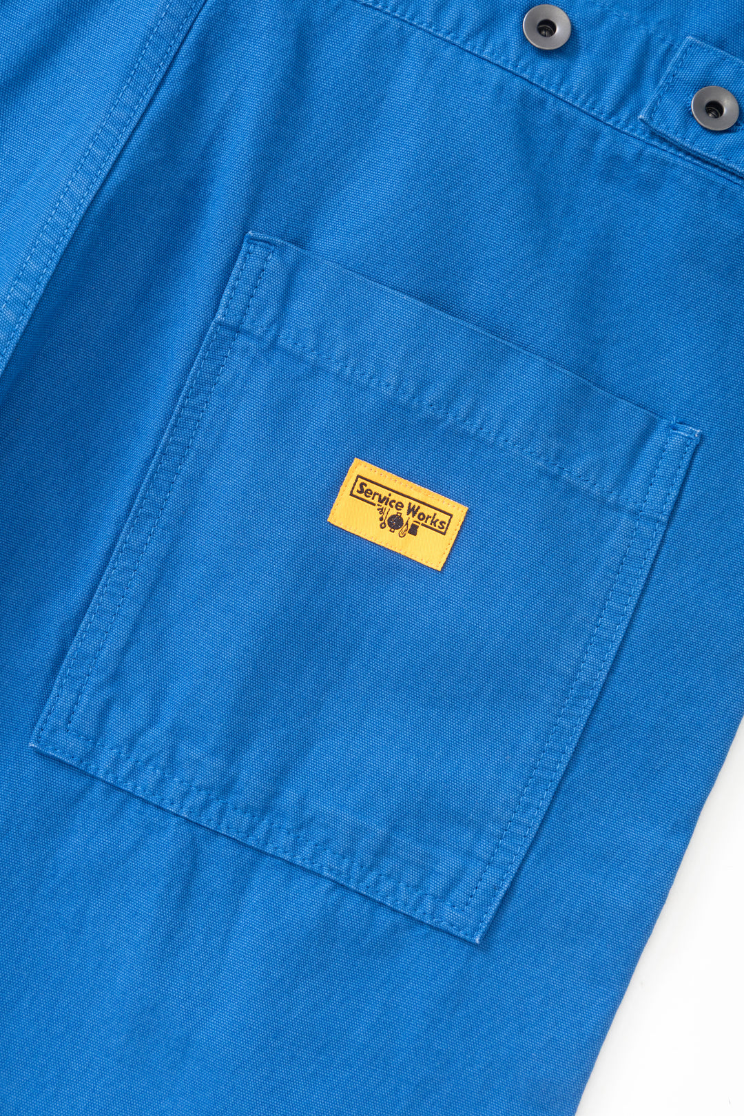 Canvas Overalls - Cobalt