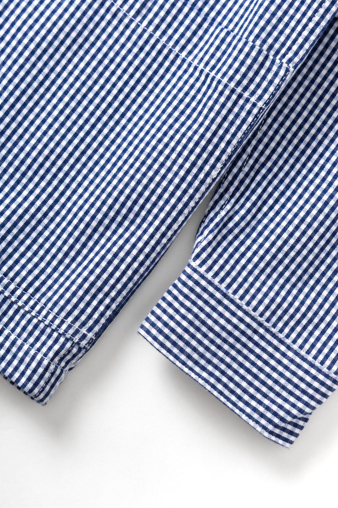 Gingham Waiter Shirt - Blue