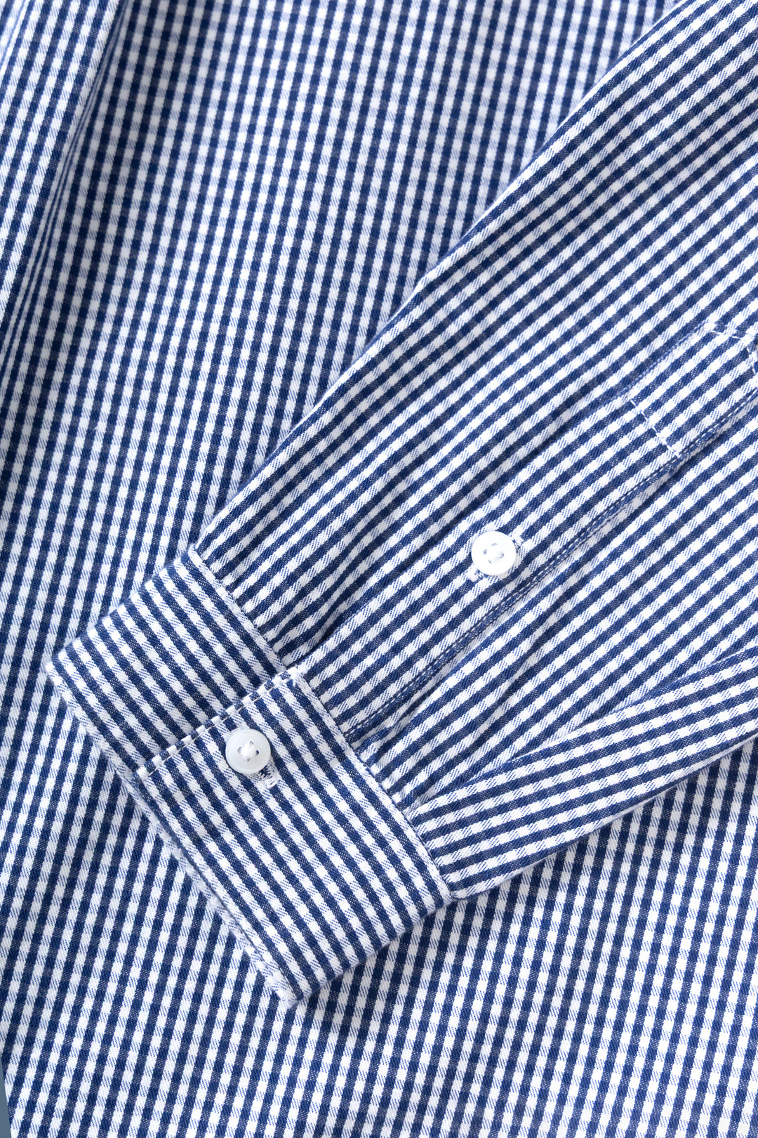 Gingham Waiter Shirt - Blue