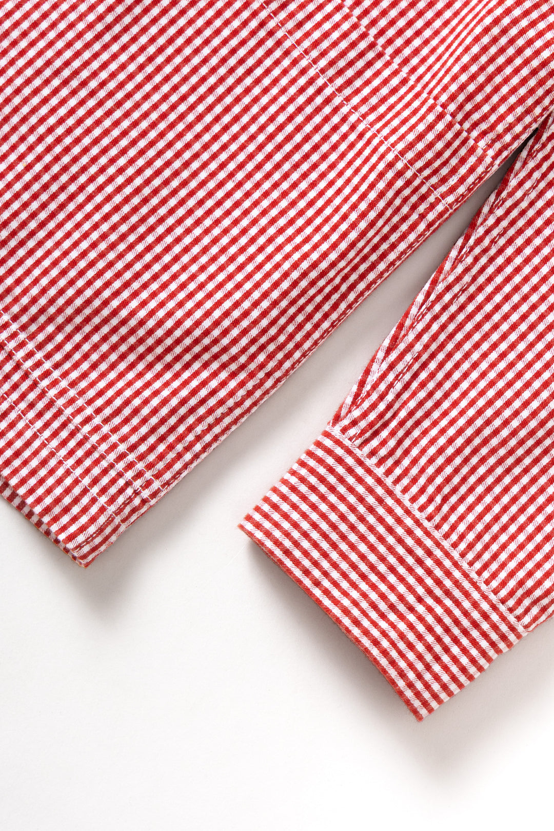 Gingham Waiter Shirt - Red