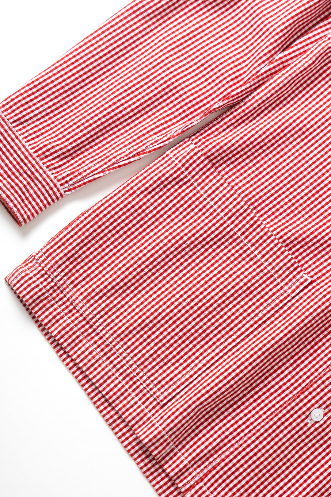 Gingham Waiter Shirt - Red