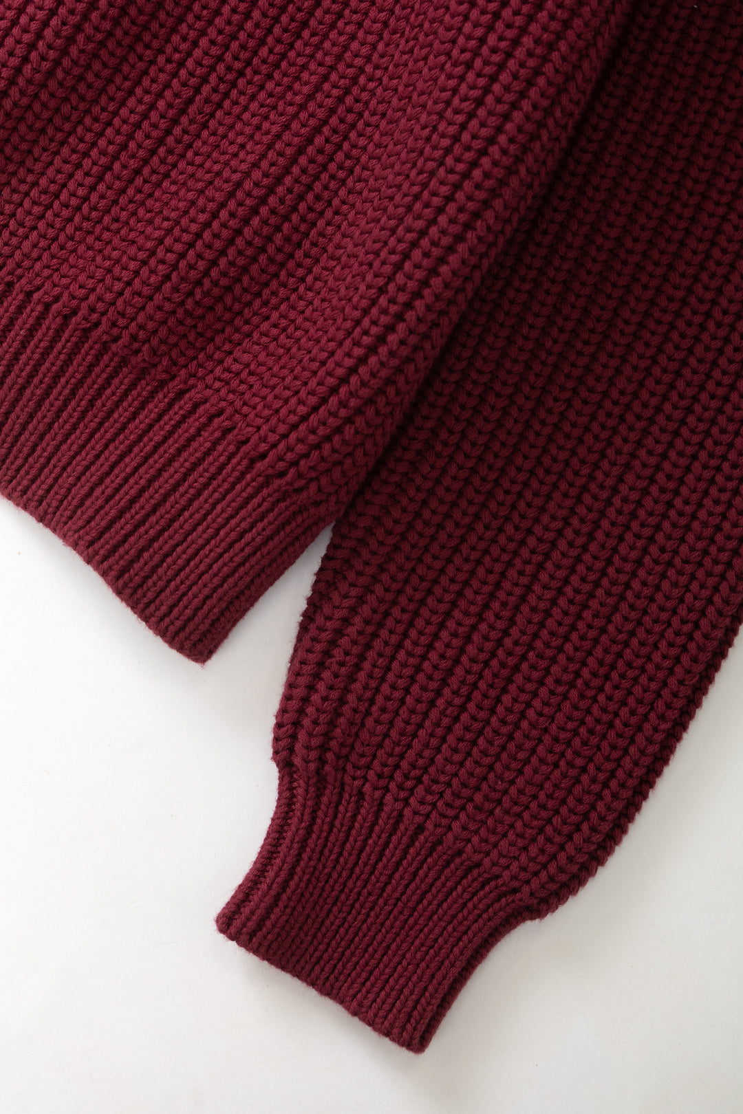 Artichoke Chunky Knit - Burgundy