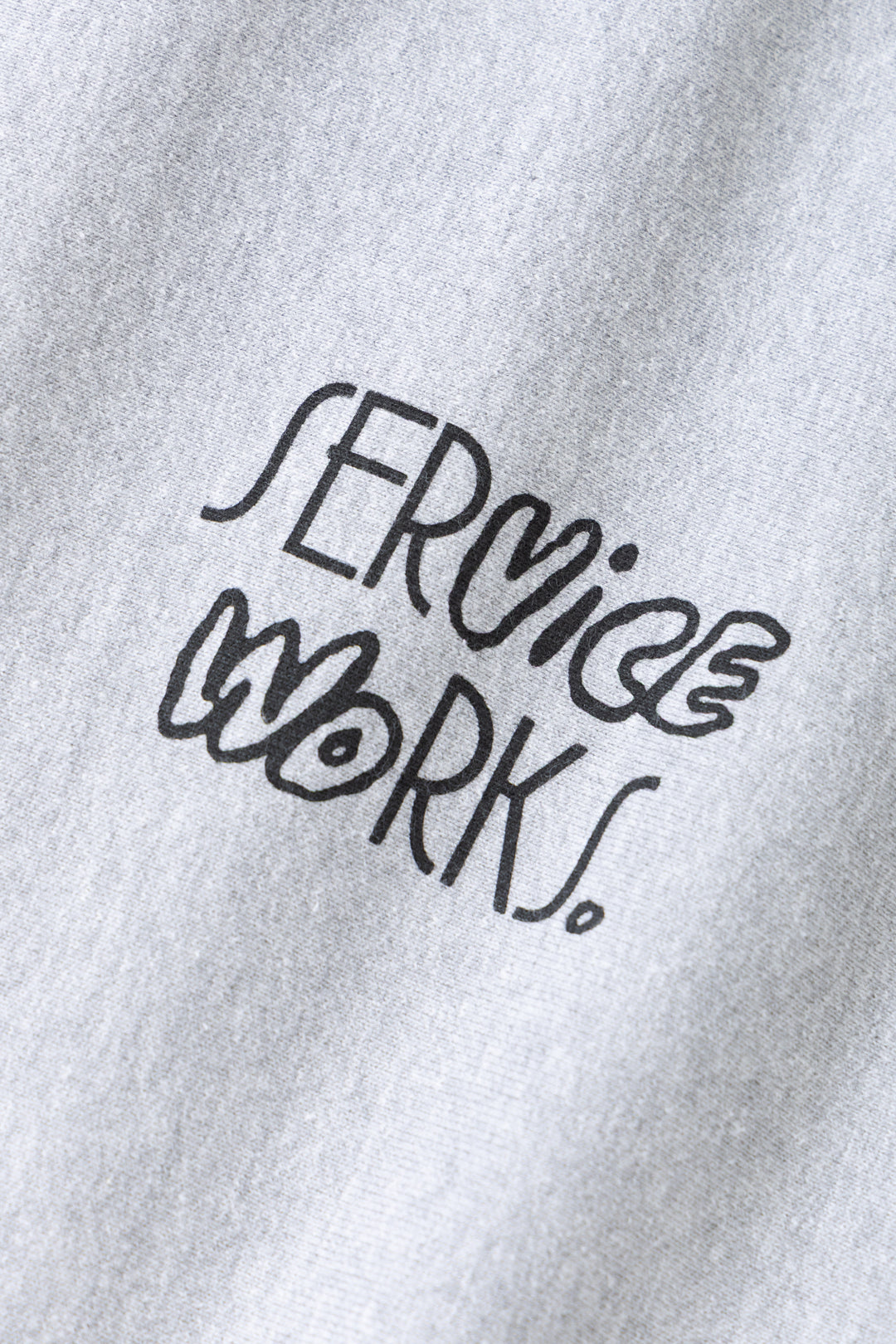 Double Vision Crewneck - Heather Grey