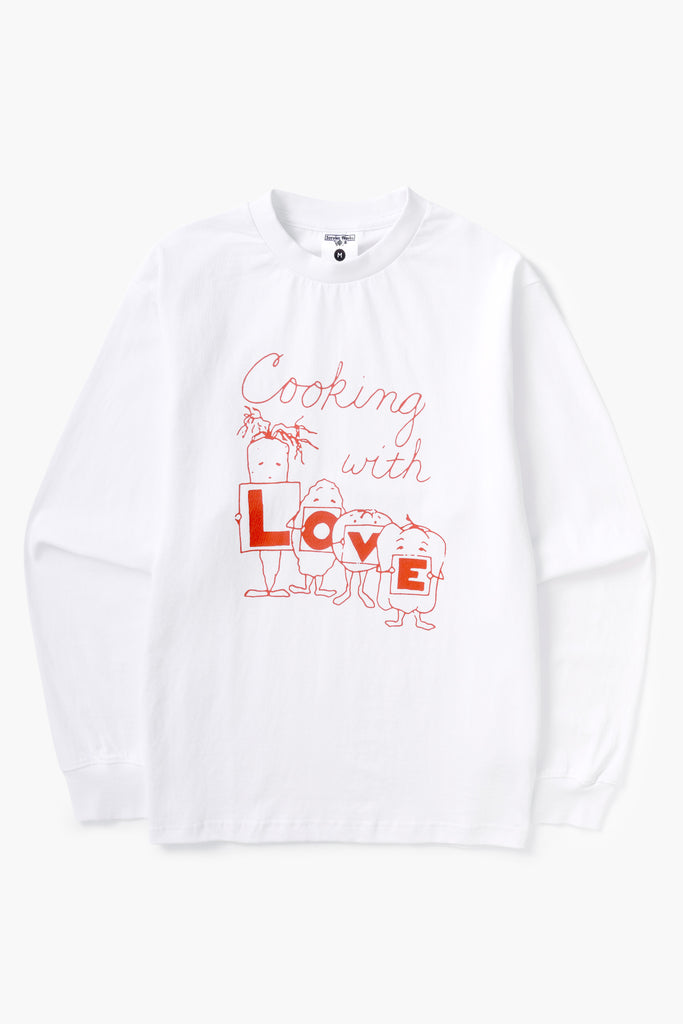 L O V E Long Sleeve Tee - White – Service Works London