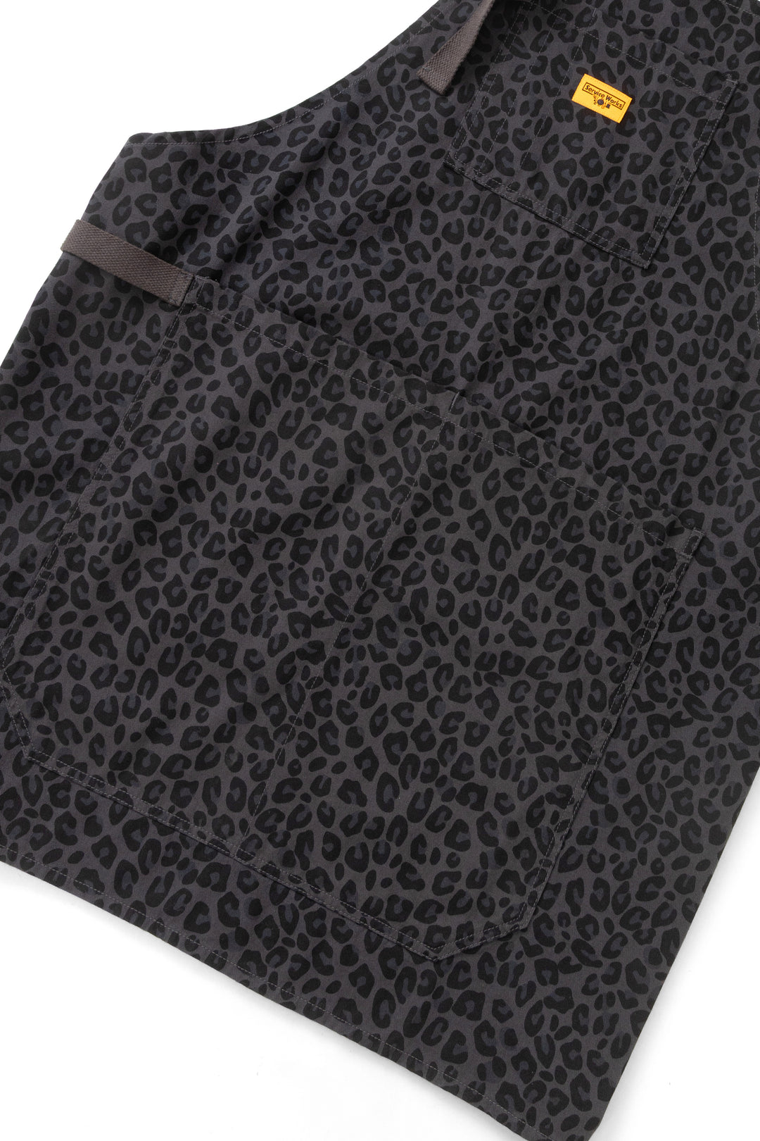 Patterned Apron - Black Leopard