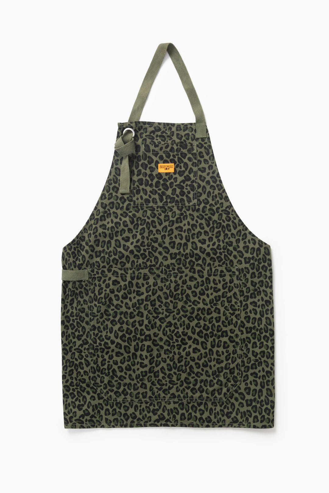 Patterned Apron - Green Leopard