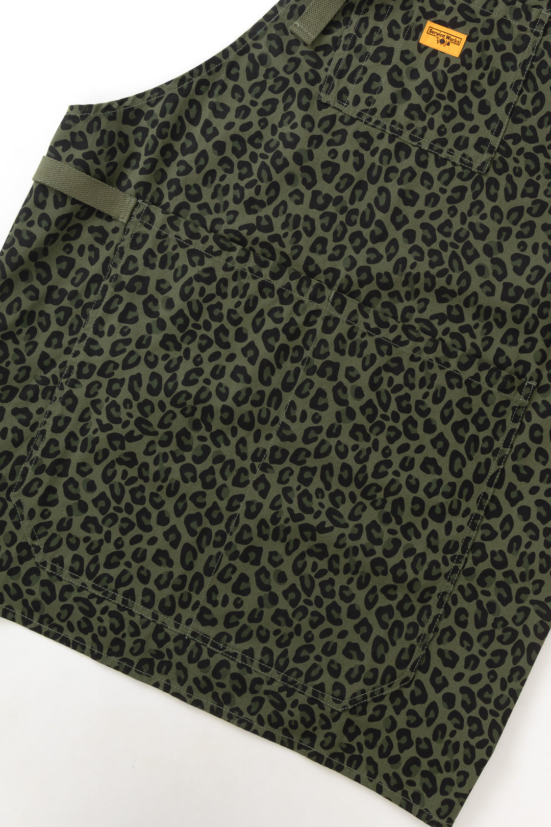 Patterned Apron - Green Leopard