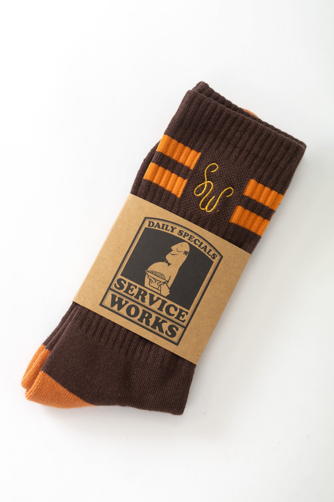 Monogram Socks - Brown