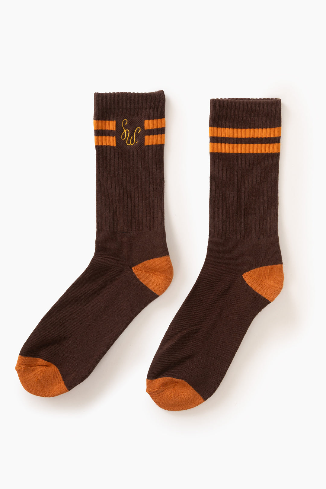 Monogram Socks - Brown