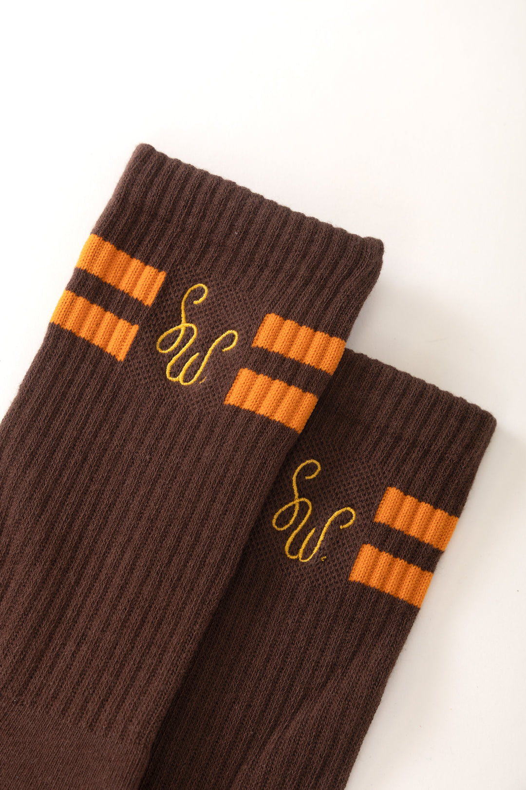 Monogram Socks - Brown
