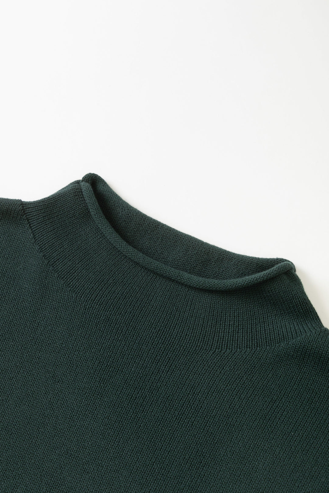 Mock Smock Sweater - Forest