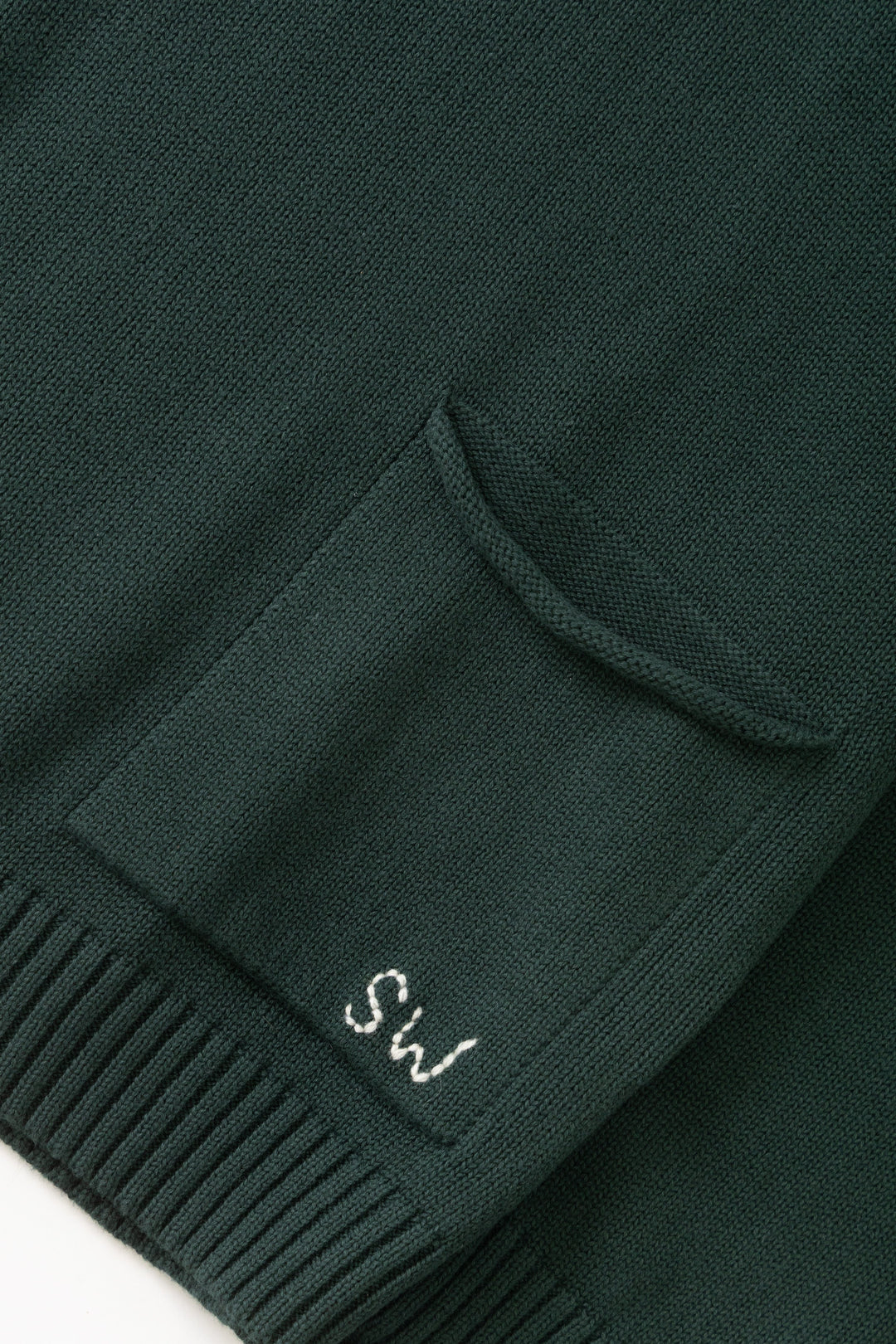 Mock Smock Sweater - Forest