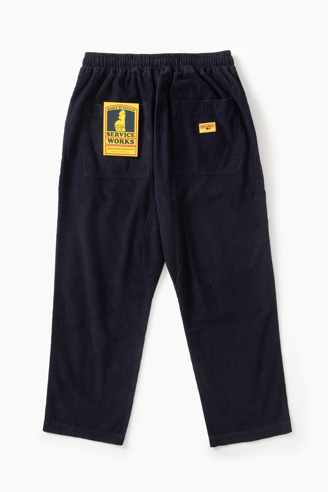 Fine Cord Chef Pants - Navy