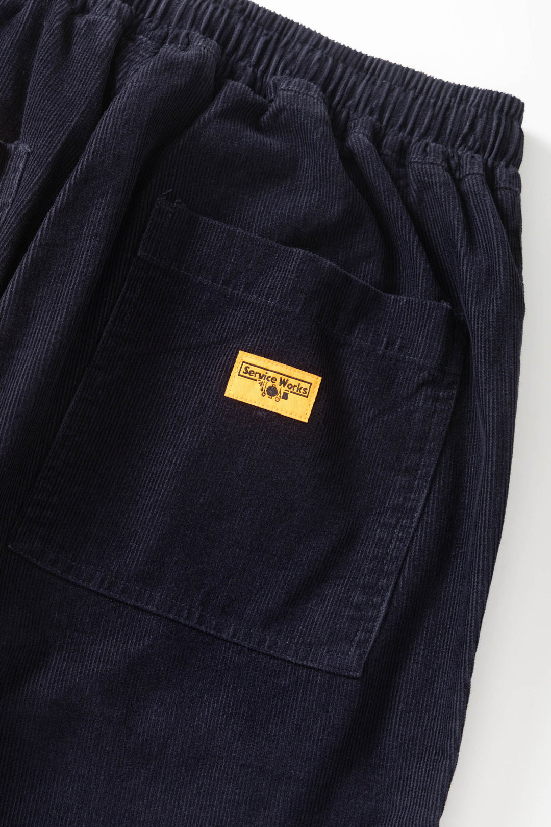 Fine Cord Chef Pants - Navy