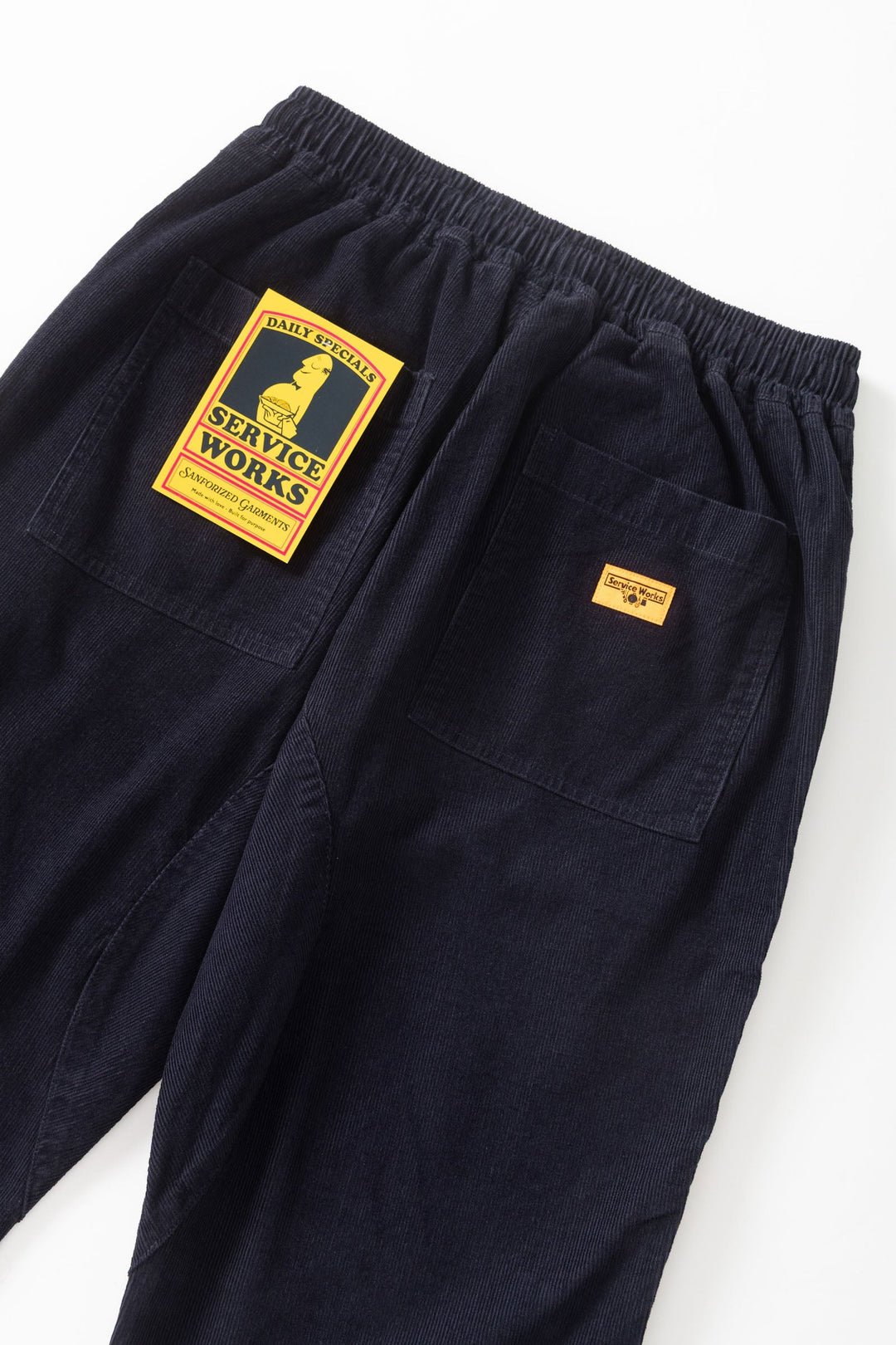 Fine Cord Chef Pants - Navy