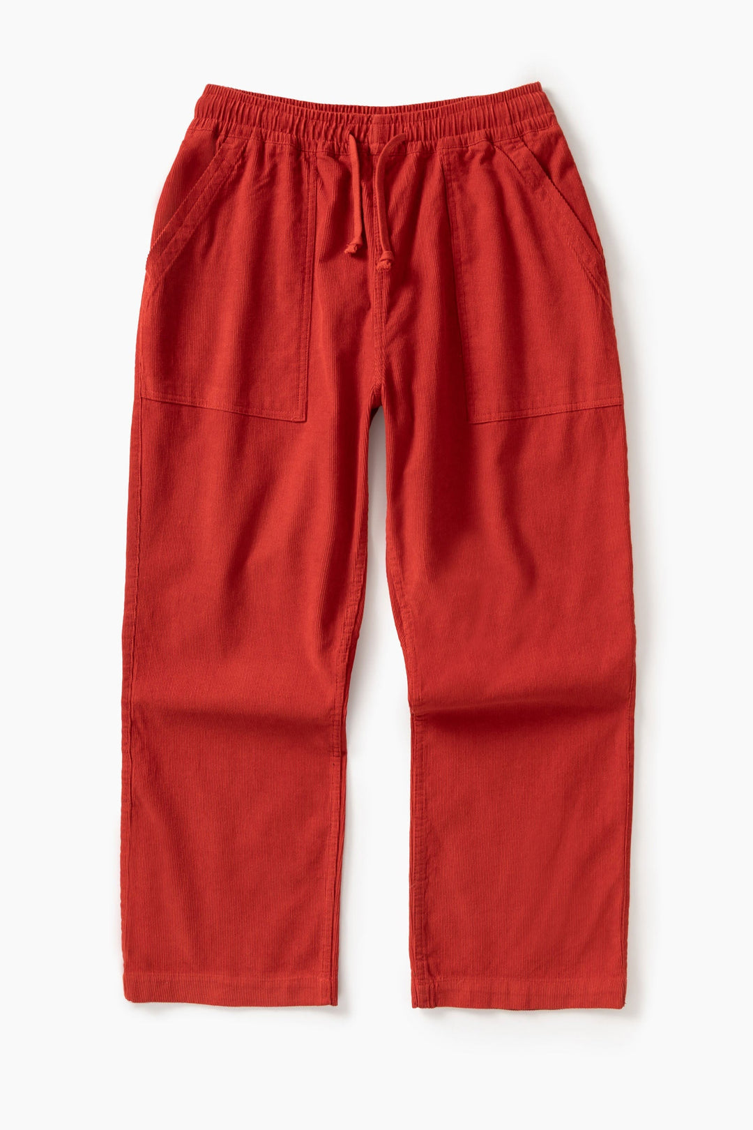 Fine Cord Chef Pants - Red