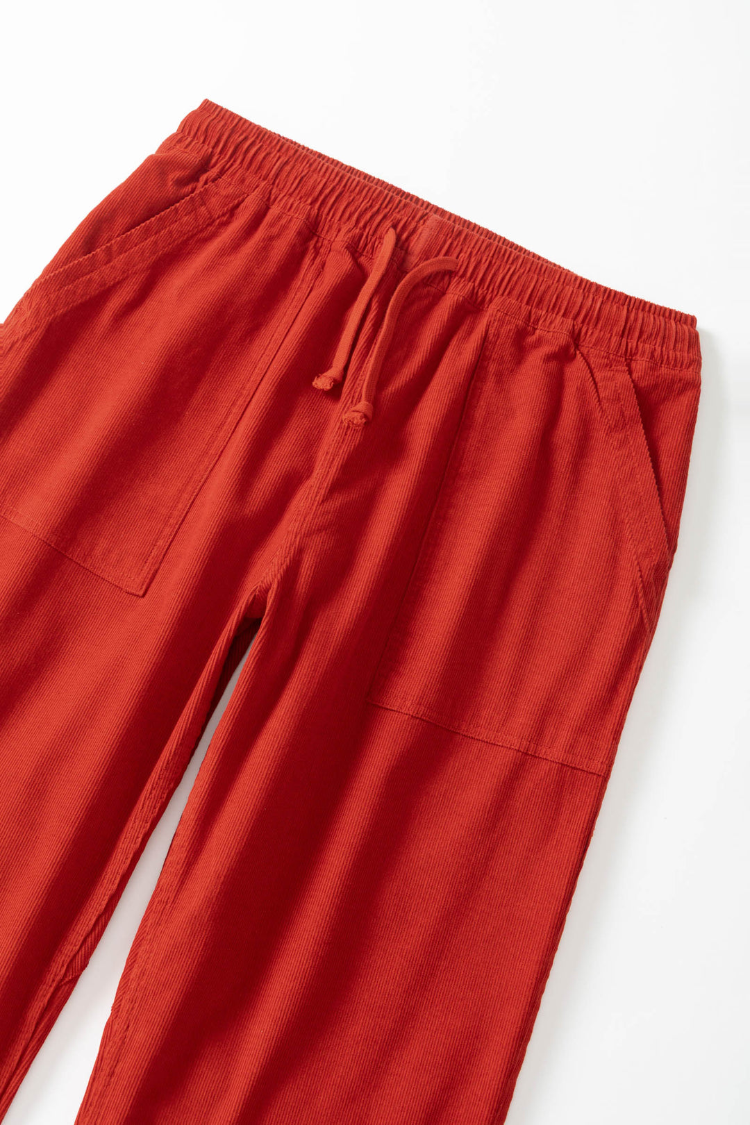 Fine Cord Chef Pants - Red