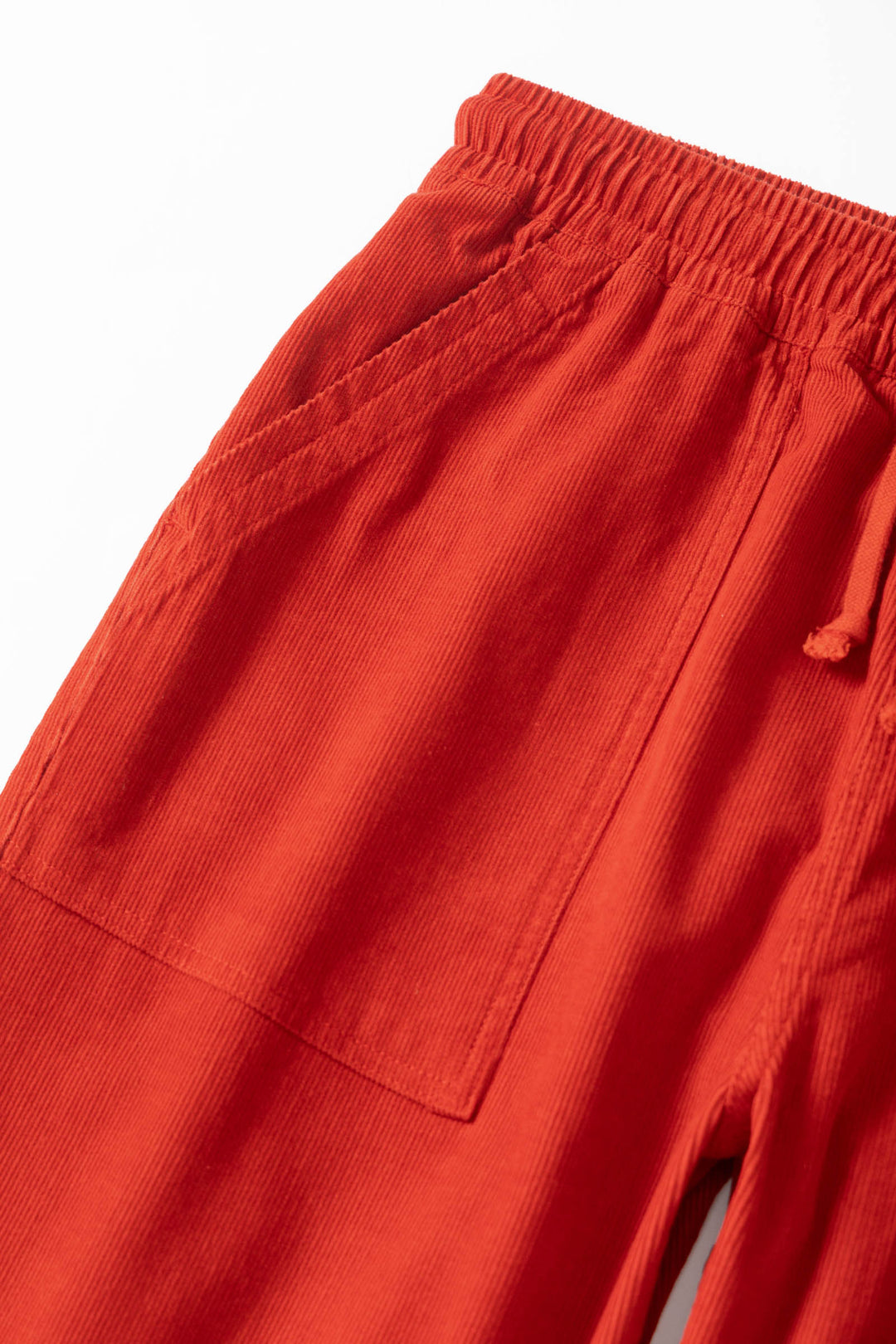 Fine Cord Chef Pants - Red