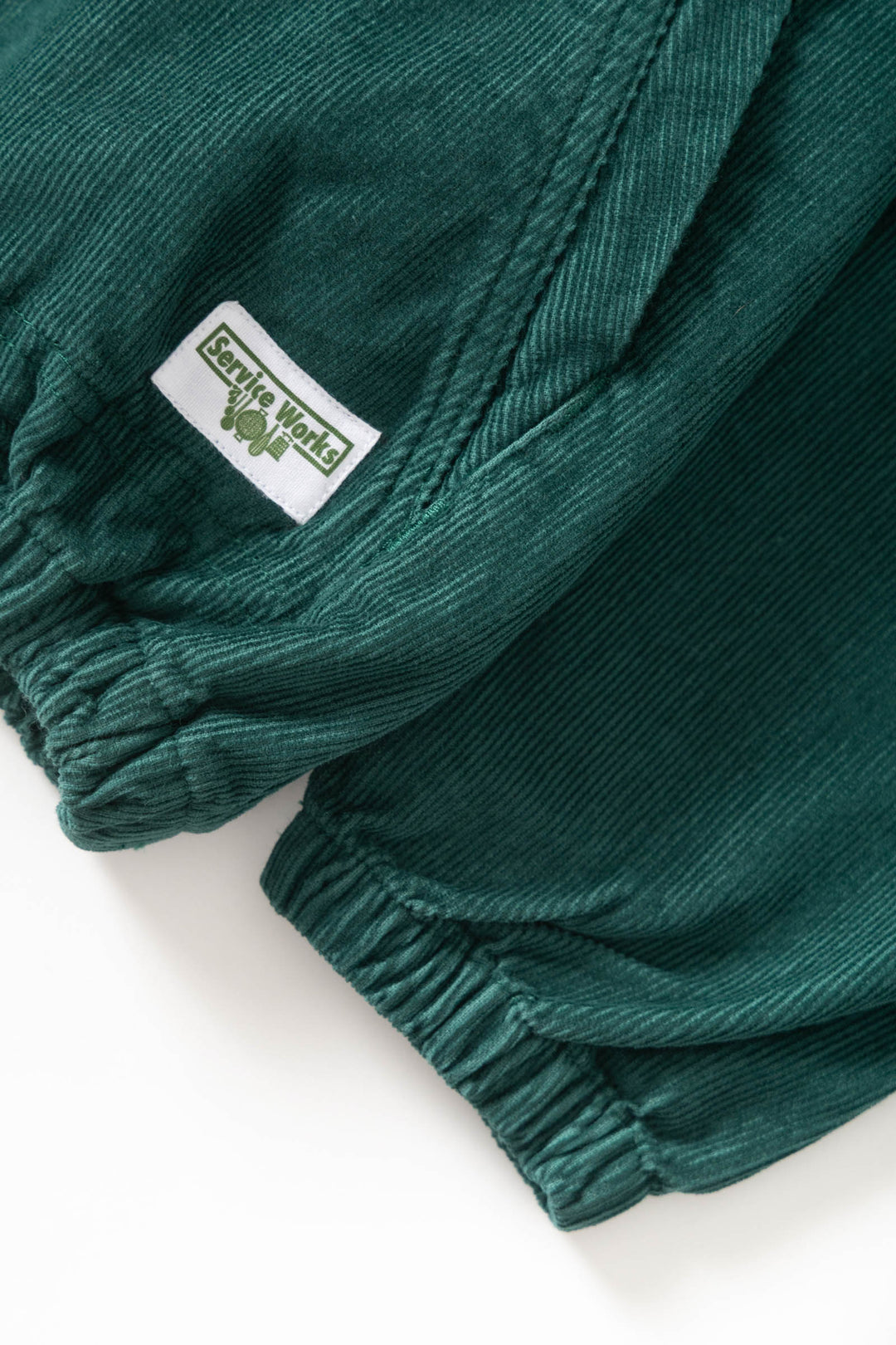 Fine Cord Work Jacket - Green