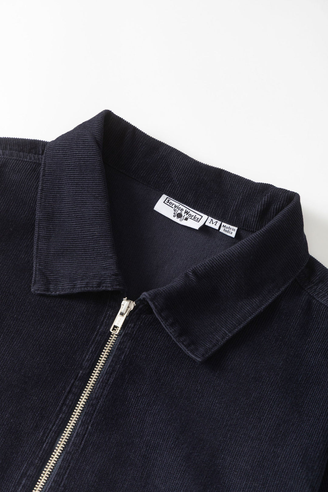 Fine Cord Work Jacket - Navy