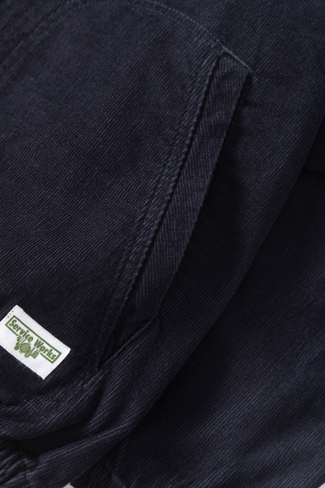 Fine Cord Work Jacket - Navy