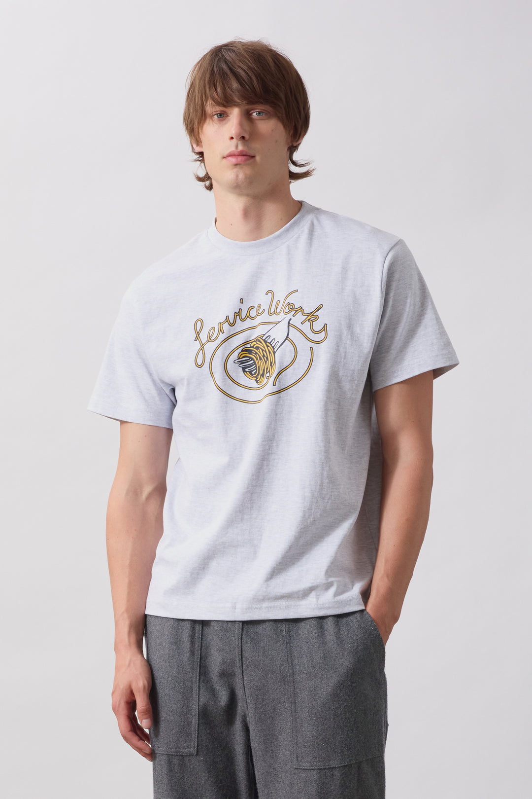 Spaghetti Tee - Ash