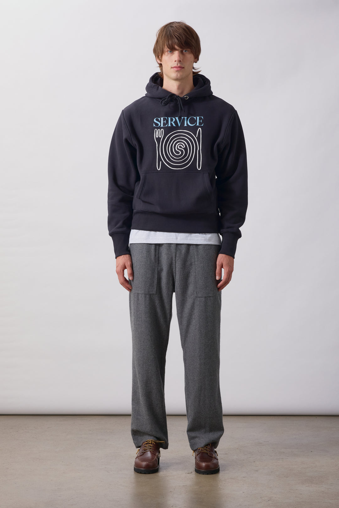 Flannel Chef Pants - Charcoal