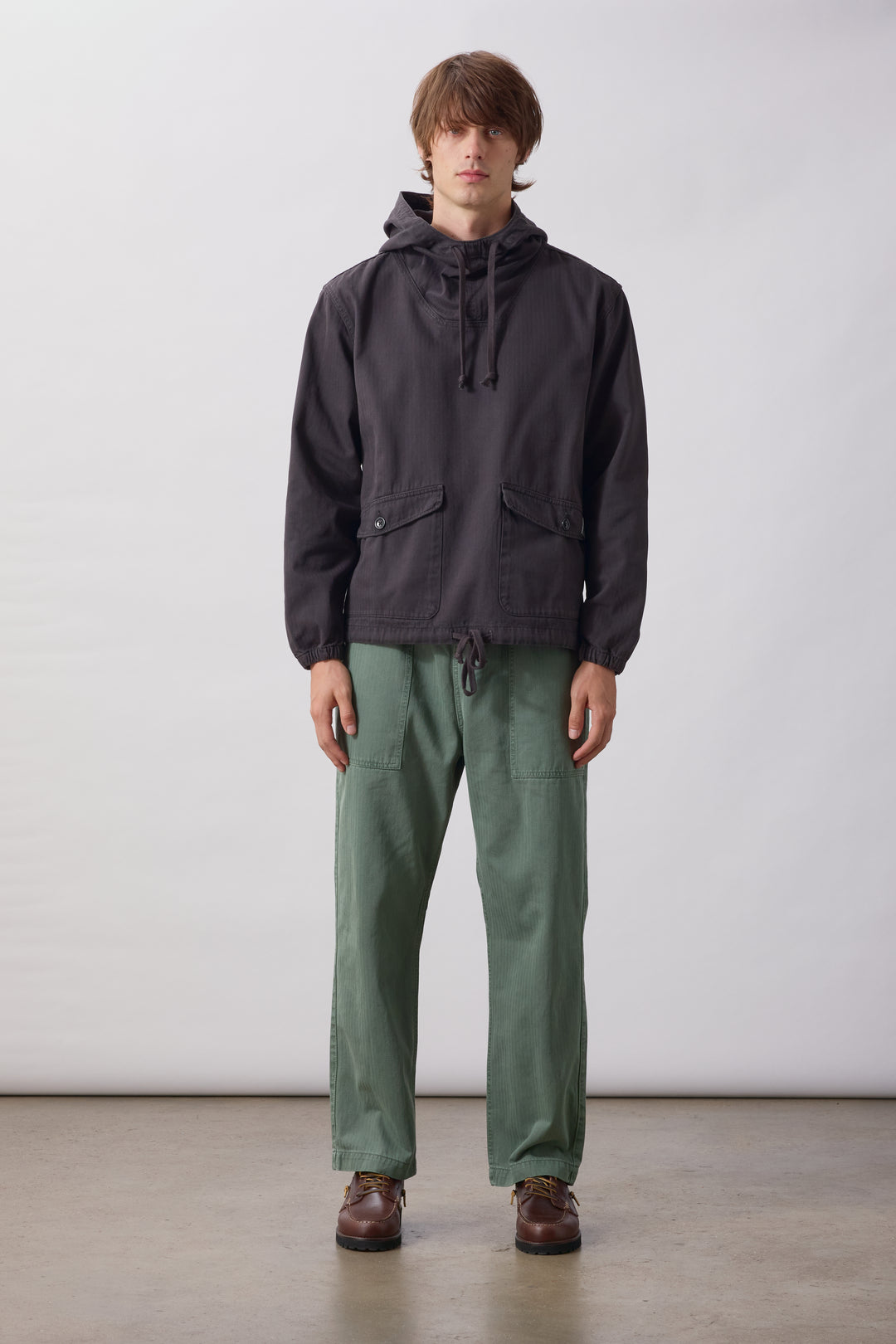 Pigment Herringbone Smock 2.0 - Black
