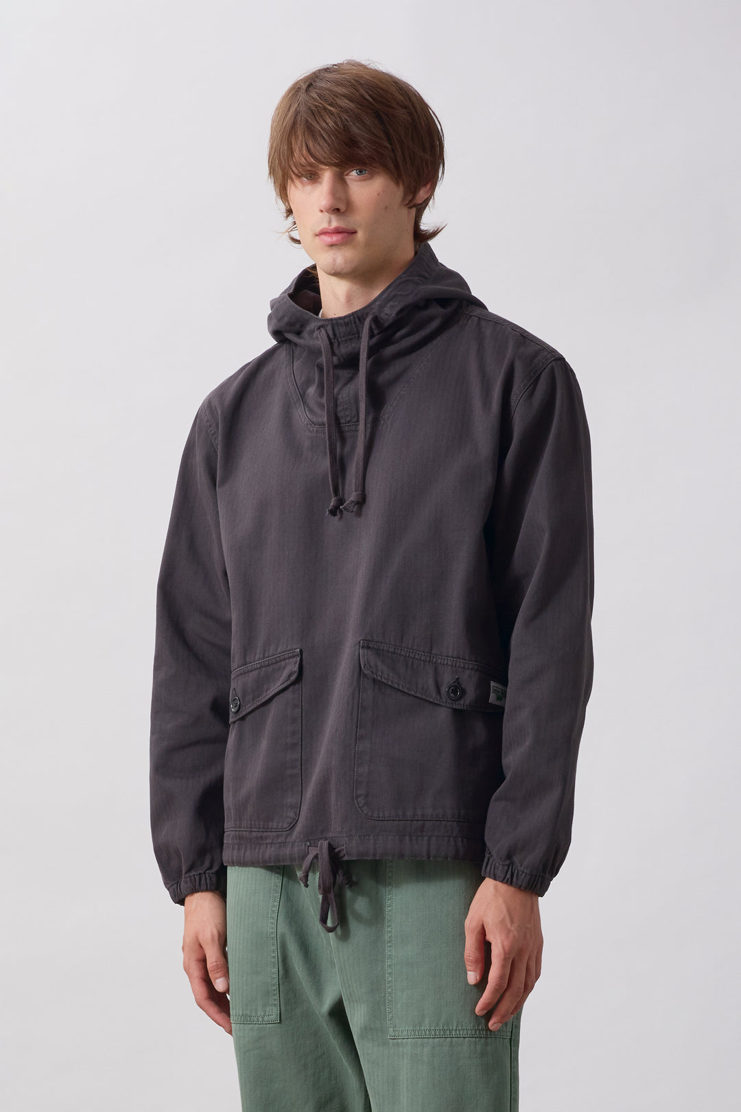 Pigment Herringbone Smock 2.0 - Black