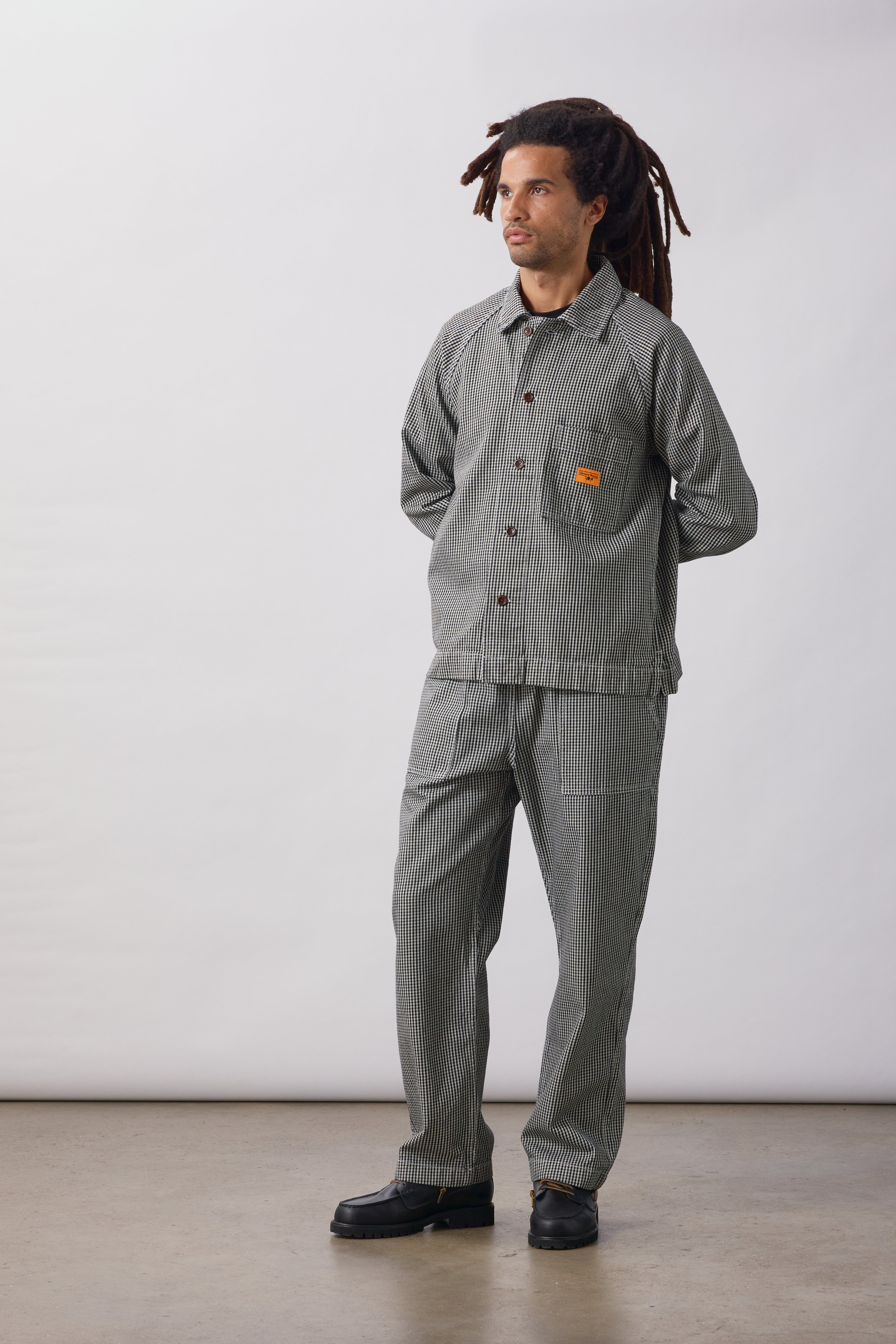 H*H様 house on the hill Pants (Checker)80 House Gingham Chef Pants - Black – Service Works London