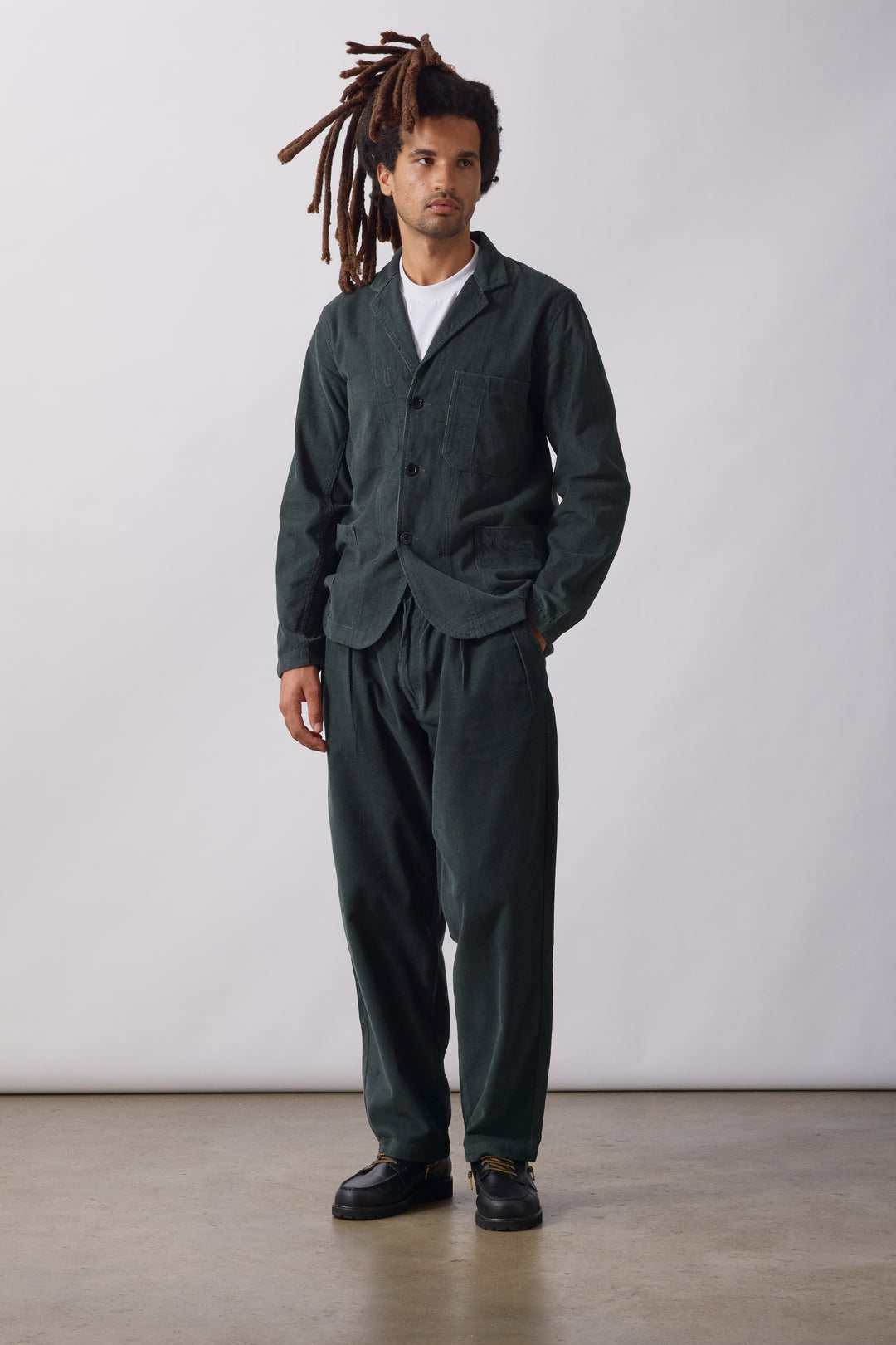 Fine Cord Part Timer Pant - Jewel