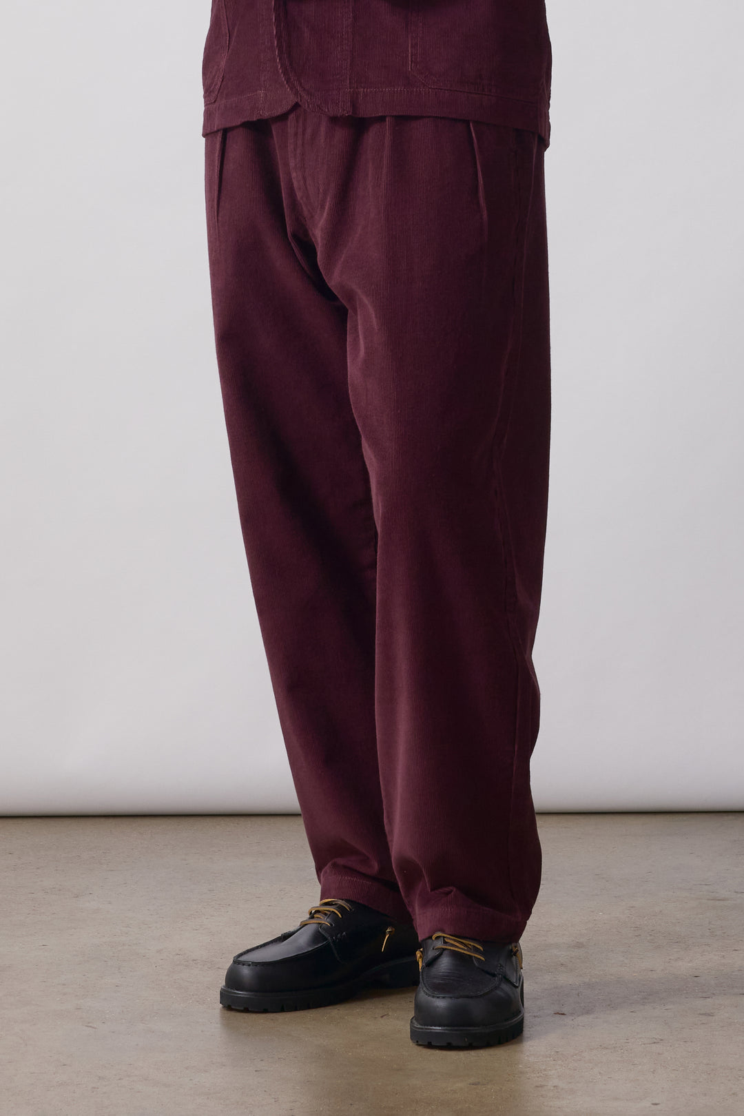 Fine Cord Part Timer Pant - Burgundy