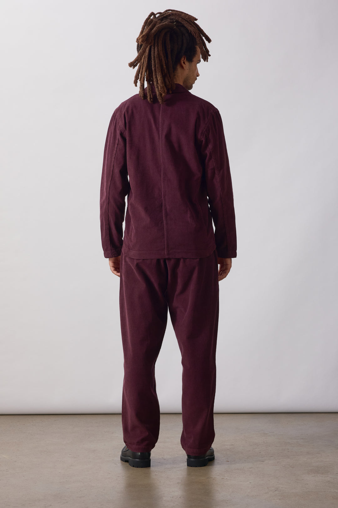 Fine Cord Part Timer Pant - Burgundy