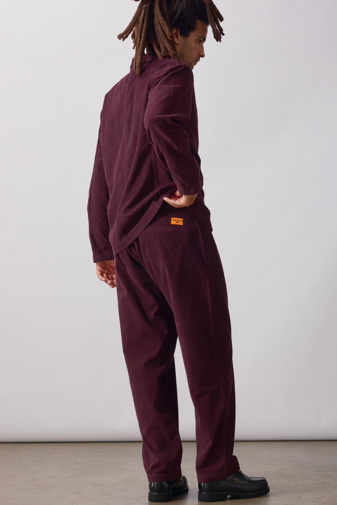 Fine Cord Part Timer Pant - Burgundy