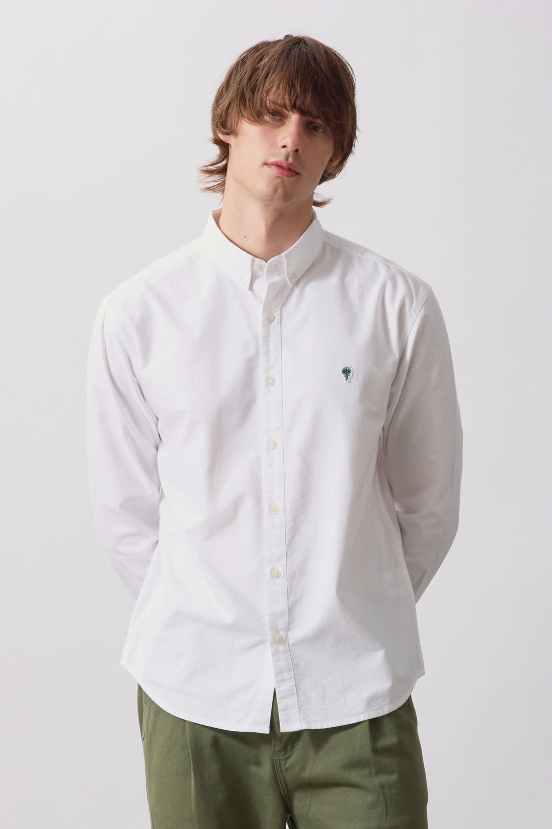 Artichoke Oxford Shirt - White