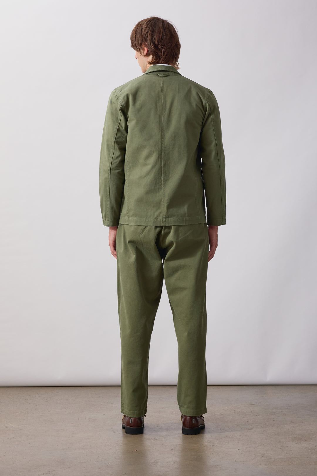 Twill Server Suit Jacket - Olive