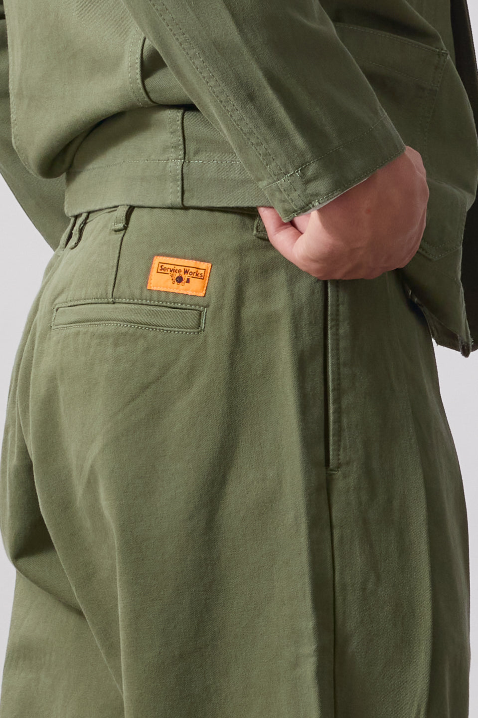 Twill Part Timer Pant - Olive