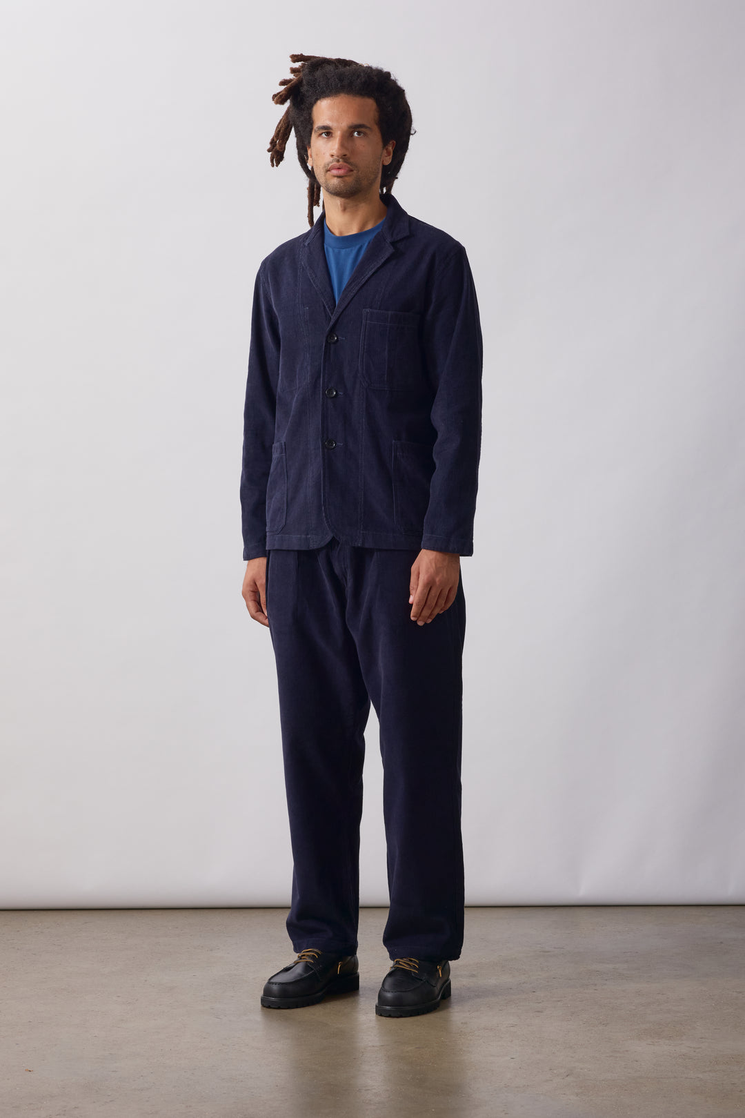 Fine Cord Part Timer Pant - Dark Navy
