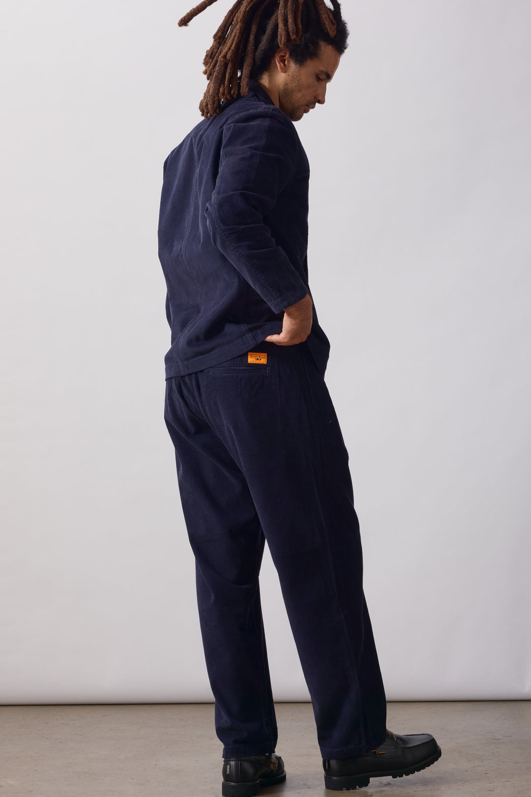 Fine Cord Part Timer Pant - Dark Navy