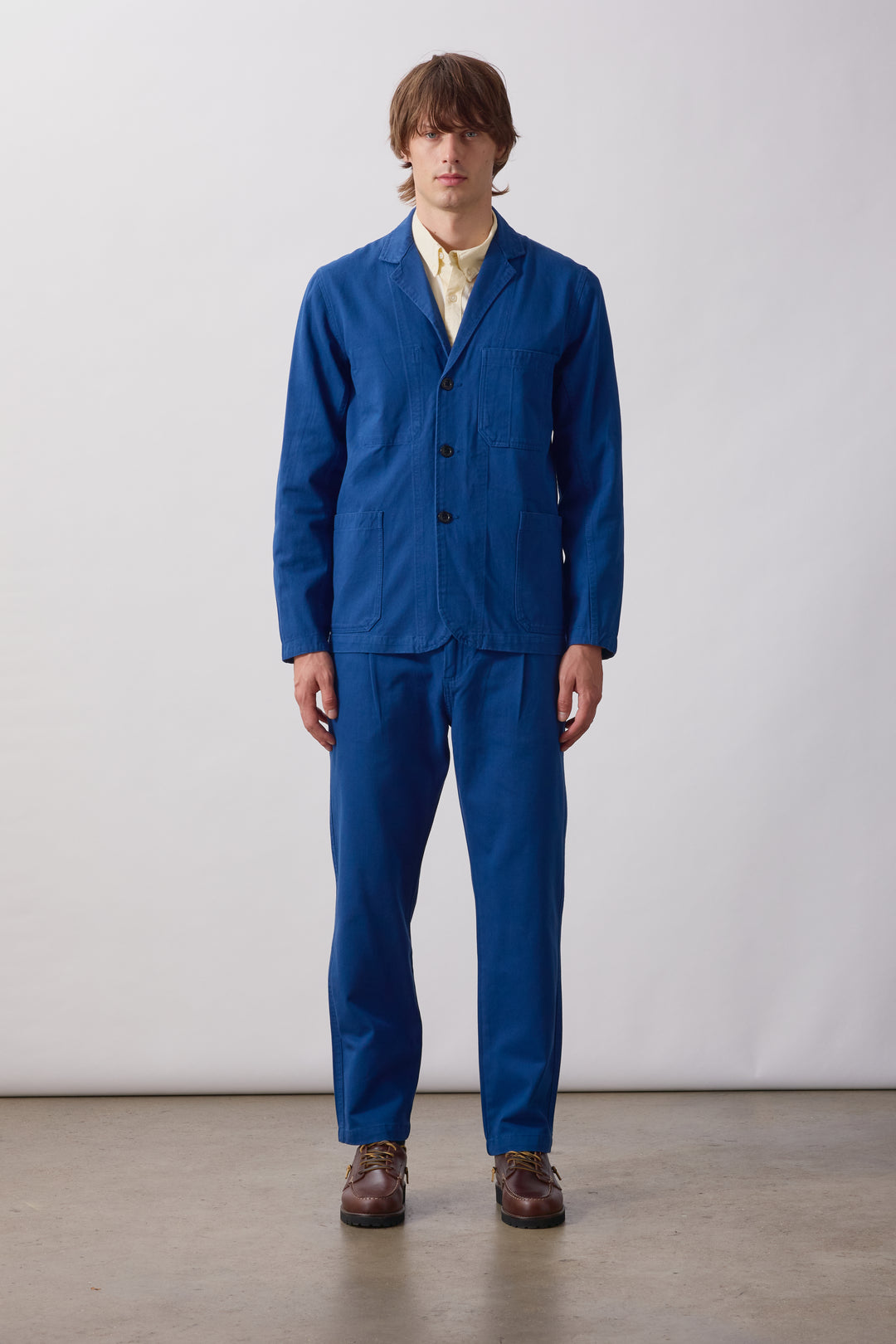 Twill Server Suit Jacket - Blue