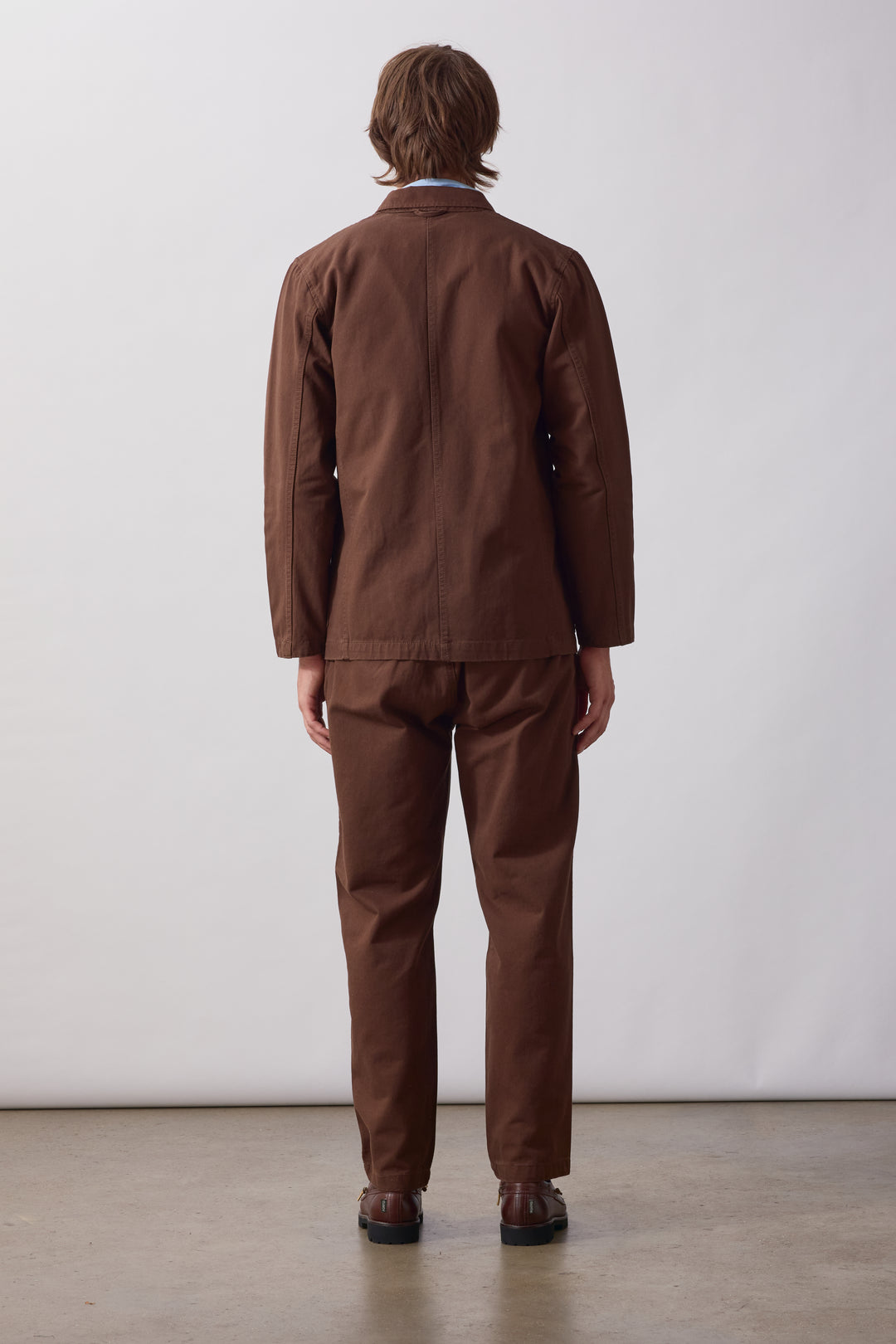 Twill Server Suit Jacket - Brown