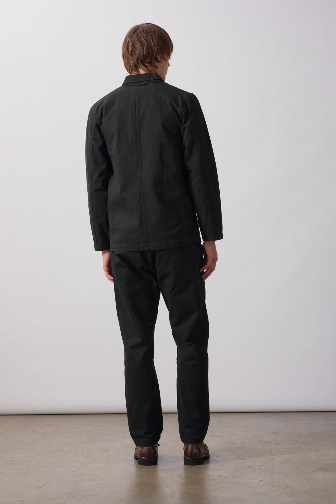 Twill Server Suit Jacket - Black