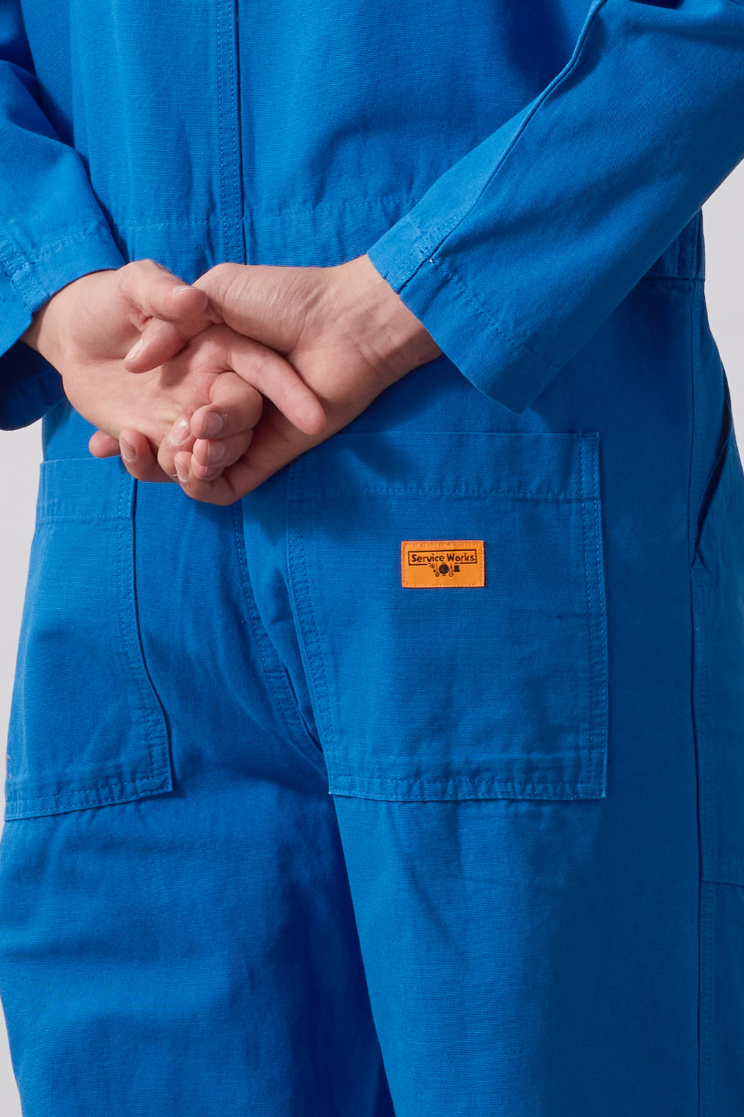 Canvas Overalls - Cobalt