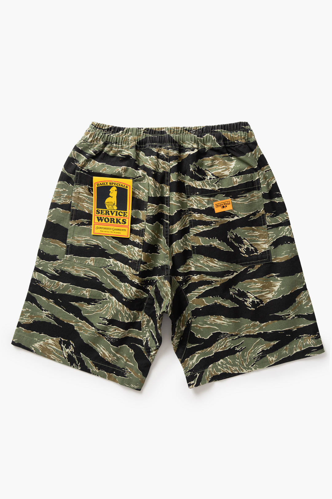 Patterned Chef Shorts - Tiger Stripe