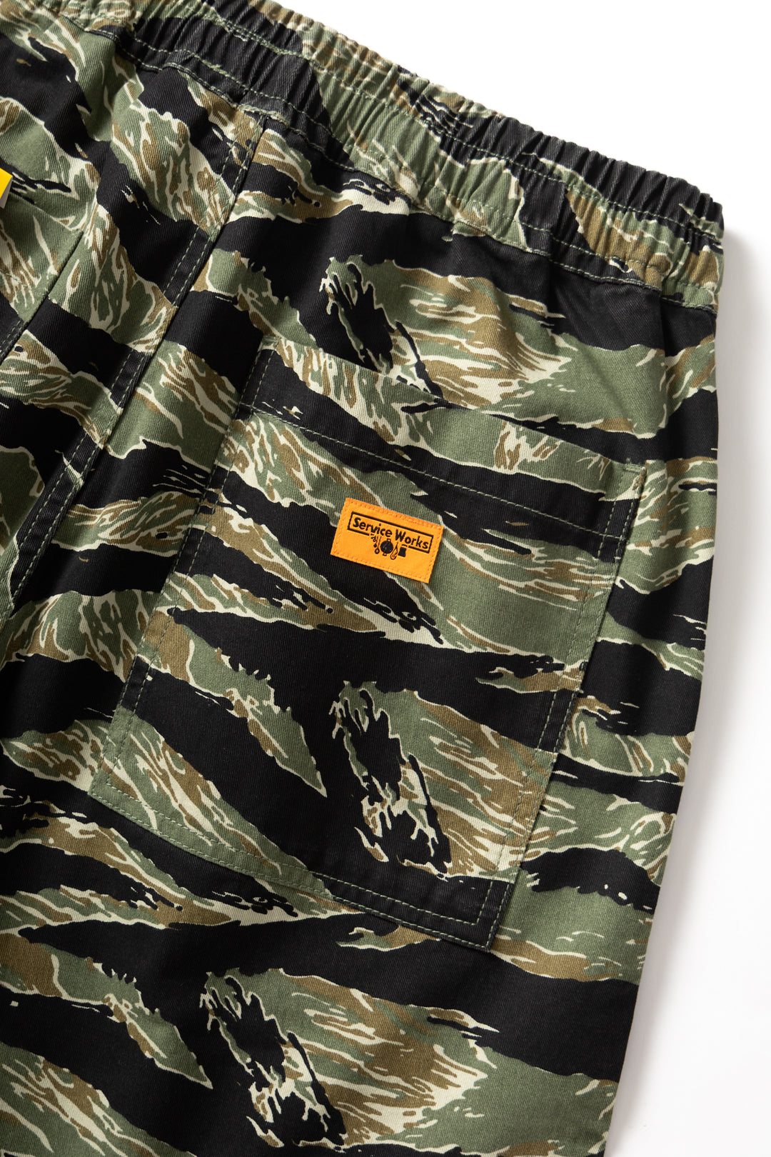 Patterned Chef Shorts - Tiger Stripe