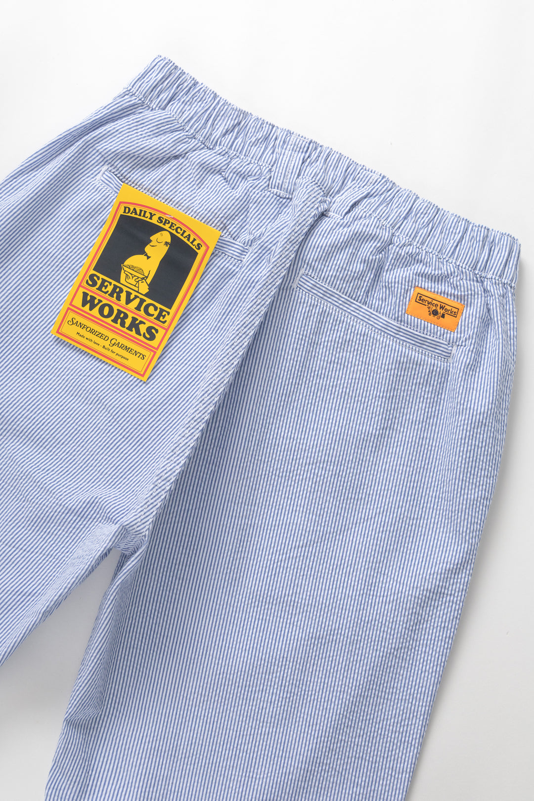 Seersucker Waiters Pant - Navy Stripe