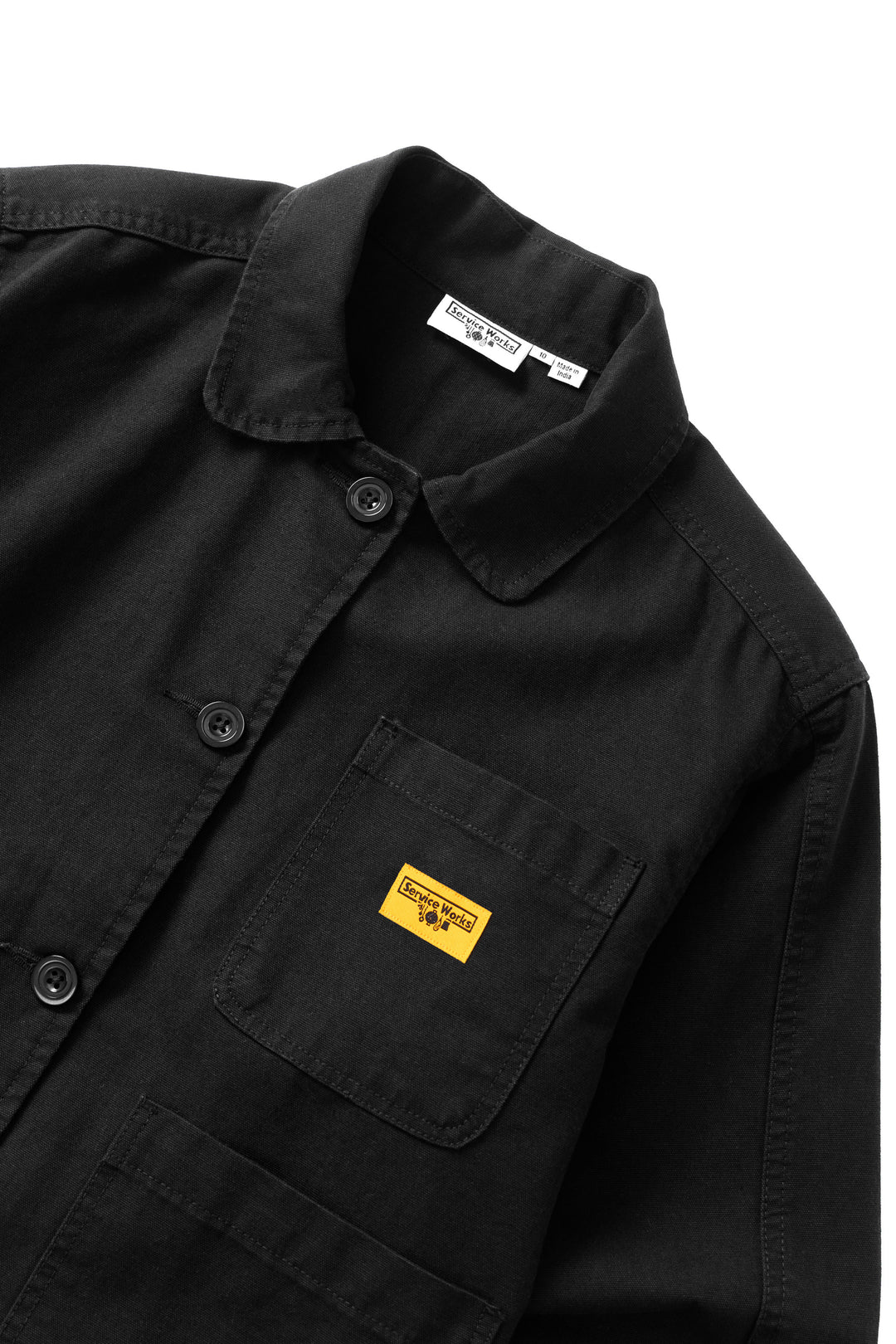 Women's Cropped Work Jacket - Black