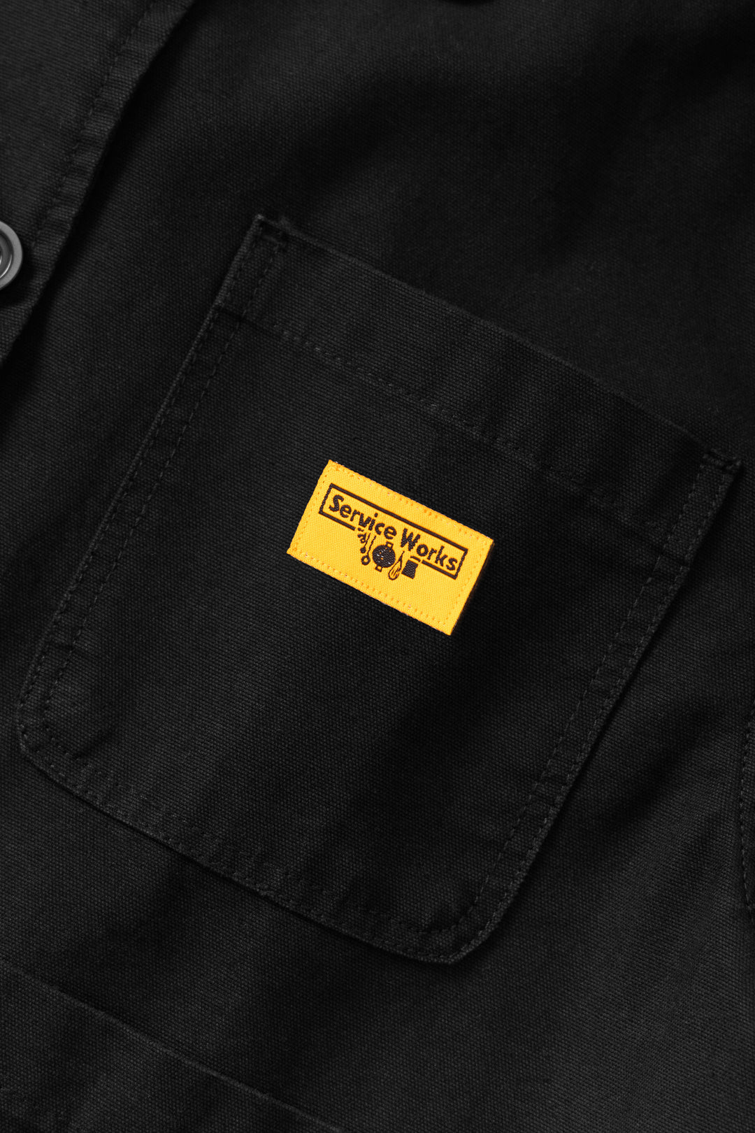 Women's Cropped Work Jacket - Black